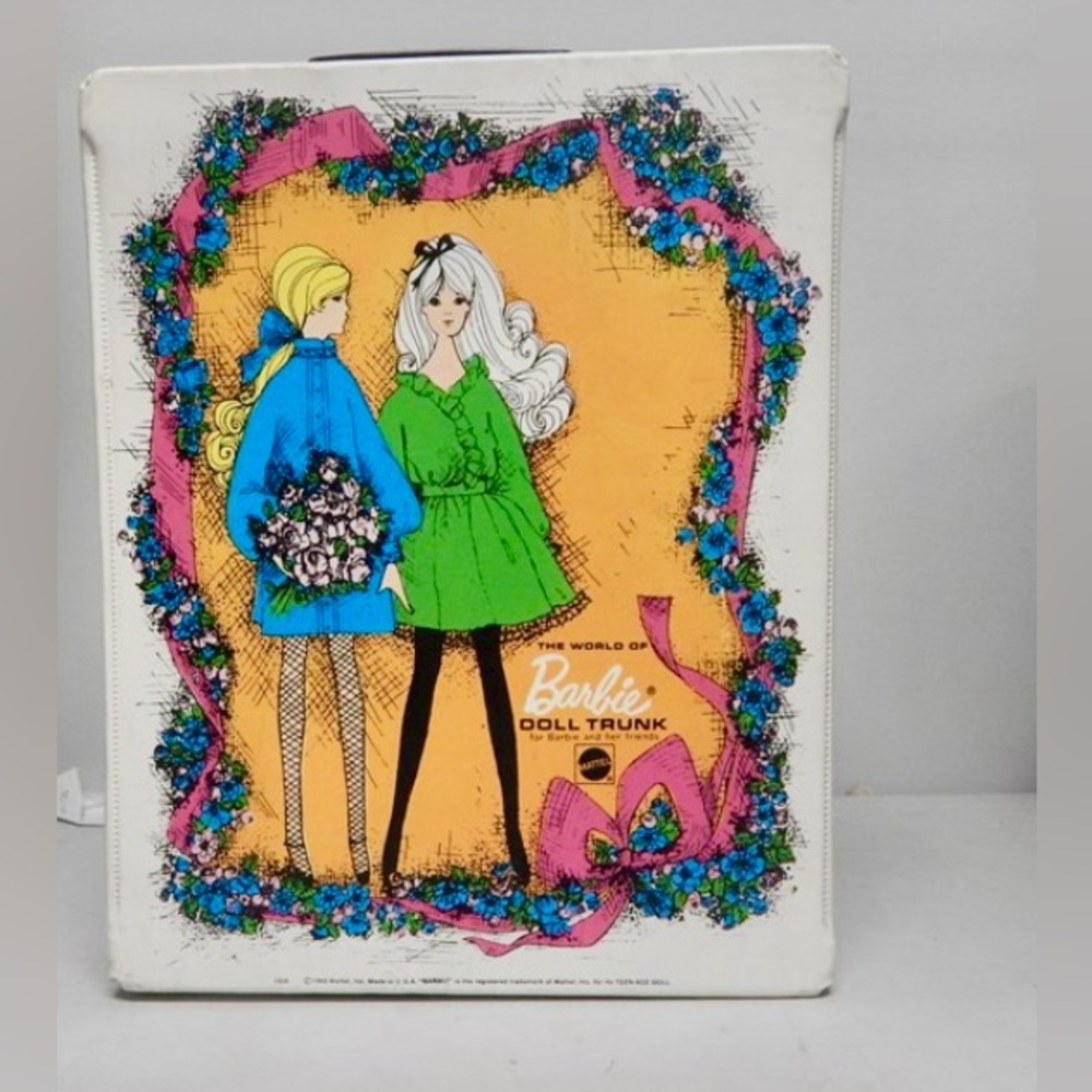 Vintage 1968 Mattel Barbie Doll Trunk